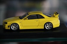 1/43 HPI NISSAN SKYLINE GTR R34 S-TUNE LIGHTENING YELLOW 8400