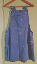 Petite robe salopette en jean Camaïeu, T:40