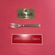 FOURCHETTE GÂTEAU  CHRISTOFLE FRANCE TRIADE 16 CM  METAL ARGENTE TRÈS BEL ÉTAT