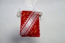 Guirlande 6 mètres 20 Drapeaux Alsace 21x15 cm - Drapeau alsacien 15 x 21 cm - N