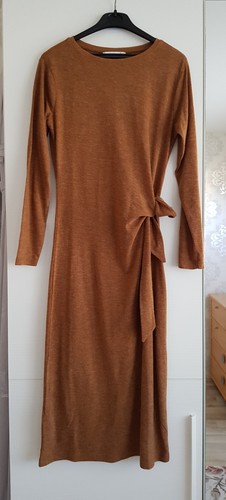 Robe tricot fin - mango, marron