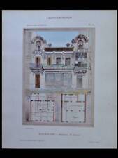 ANTIBES, BAZAR A LA MENAGERE  - 1906 - GRANDE PLANCHE COULEUR -  LOUIS COPELLO