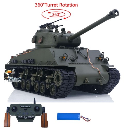 Tank sherman m4a3 e8 - rc,