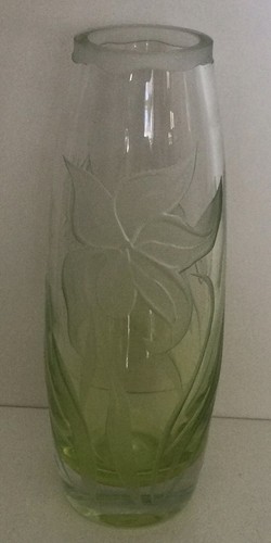 Rare vase verre ouraline - vase,