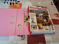 9 numéros ALADIN ANTIQUITES MARS A DECEMBRE 2019 + CLASSEUR + RELIURE