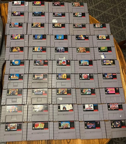 Massive super nintendo lot - massive,