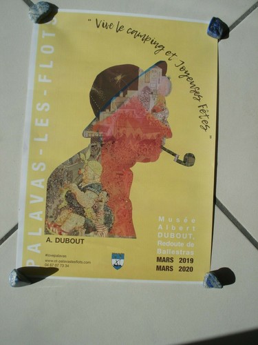 Affiche dubout palavas les - dubout,