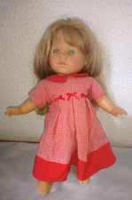 VINTAGE GRANDE BELLE POUPEE COROLLE YEUX DORMEUR 1993 E14 en caoutchouc