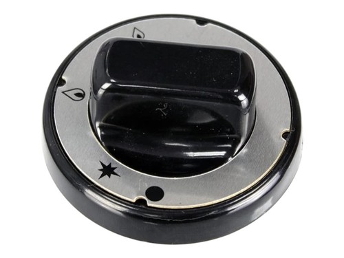 Bouton contrôle rond noir - contrôle,
