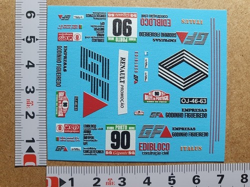Decals renault turbo - renault,