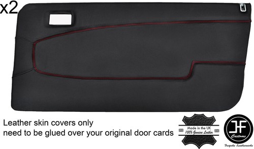 Couvre ports cuir rouge à - couvre-ports, en