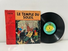 BE / COLLECTOR TINTIN / DISQUE- VINYLE TINTIN / LE TEMPLE DU SOLEIL / HERGE 1961
