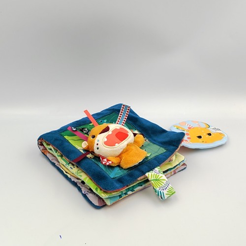 Doudou livre éveil lion - doudou,