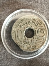 Monnaie, France, Lindauer, 5 Centimes, 1920, Paris, Fautée, Clipée 