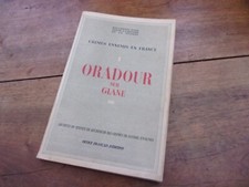livre ancien . ww2 . oradour sur glane
