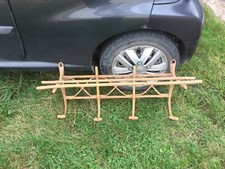 Porte manteau en bambou et rotin 3 patères vintage Année 60 70 Étagère