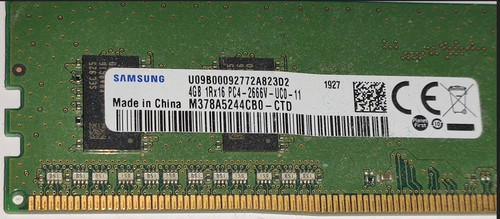 Barrette mémoire samsung 4go - barrette,