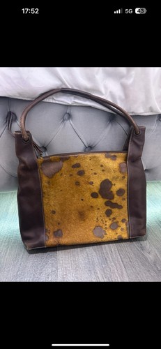 Sac main gucci vintage cuir - a,