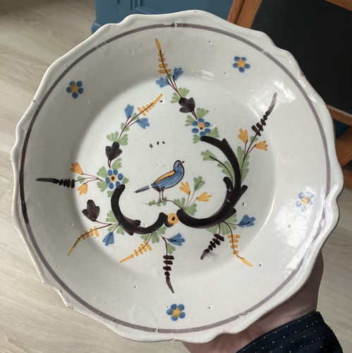 Ancienne belle assiette - ancienne,