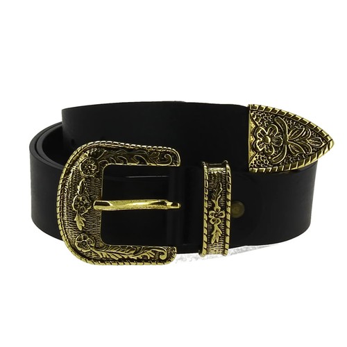 Homme ceinture western cuir - en,