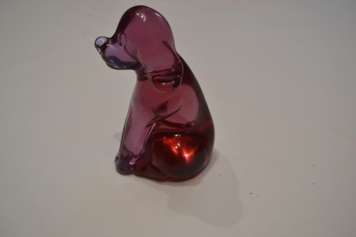 Animal chein verre - animal, murano
