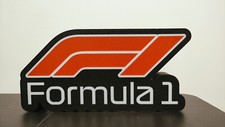 Lampe LED Logo Formule 1 3D – Lightbox déco F1 USB