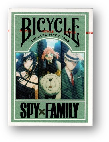Bicycle spy family poker - family,