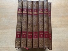 La Bible - 7 tomes + fascicule - collection complète -Édition Hachette -1972