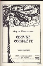 MAUPASSANT Oeuvre complète littérature normandie JEAN DE BONNOT