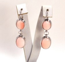 Boucles oreilles or blanc - boucles, en
