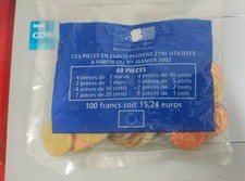 Sachet Monnaie Euros France