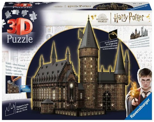 Puzzle building château - puzzle, 3d
