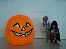 PLAYMOBIL  chevalier fantôme épée lance Halloween avec citrouille set 9896