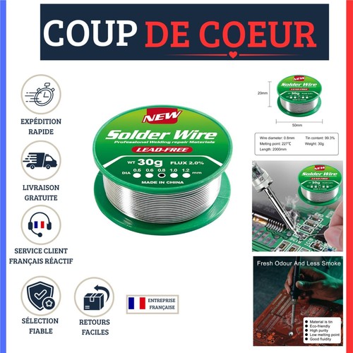 Fil soudure étain sans - de,