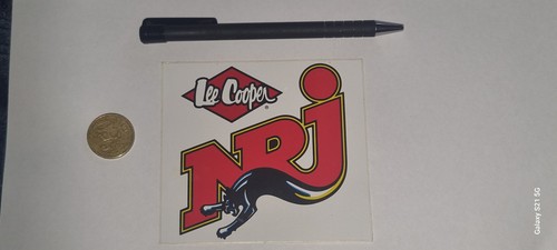 Autocollant radio nrj - autocollant,