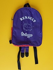 Sac à dos vintage RENAULT TWINGO Première Génération ( jamais utilisé) 31 x25 cm