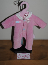 ?Vetement COROLLE 30 Cm Poupon Combinaison Velours Rose Tidoo Poupée