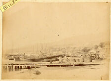 photo ancienne. Martinique . Place Bertin à St-Pierre . photo de 1884