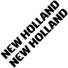 2 x NEW HOLLAND 98cm x 10,1cm autocollant sticker pelle