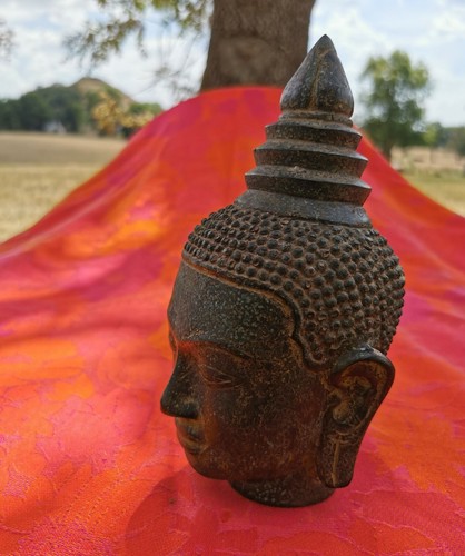 Bouddha khmer bronze - bouddha,