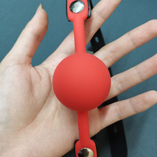 Silicone Rouge Bouche Ouverte Boule Gag Esclave Bondage BDSM Couples Jeu De Rôle