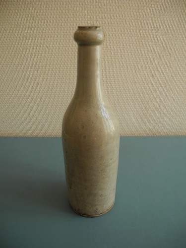 Ancienne bouteille grès - grès, huile