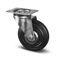 Roulette pivotante sur - , platine
