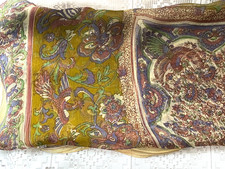 Grand Foulard Viscose Ocre