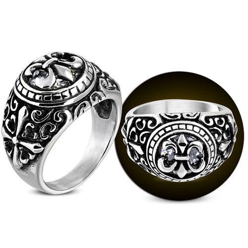 Bague chevalière homme - homme, acier
