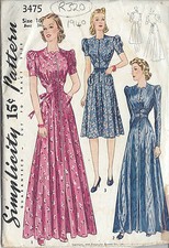 1940 Vintage Couture Motif