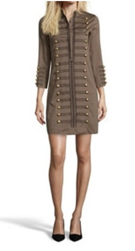 Robe almatrichi coton taupe - almatrichi,