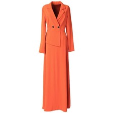 Femme Robe Maxi Bouton Col V