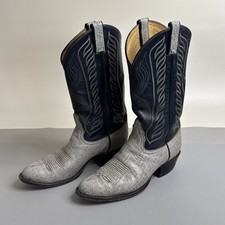 VTG Tony Lama Sz 9 D Black