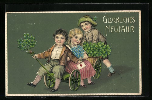 Petits enfants avec - un, chariot